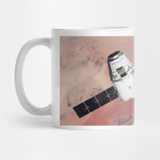 SpaceX Cargo Dragon Approaching the ISS Mug